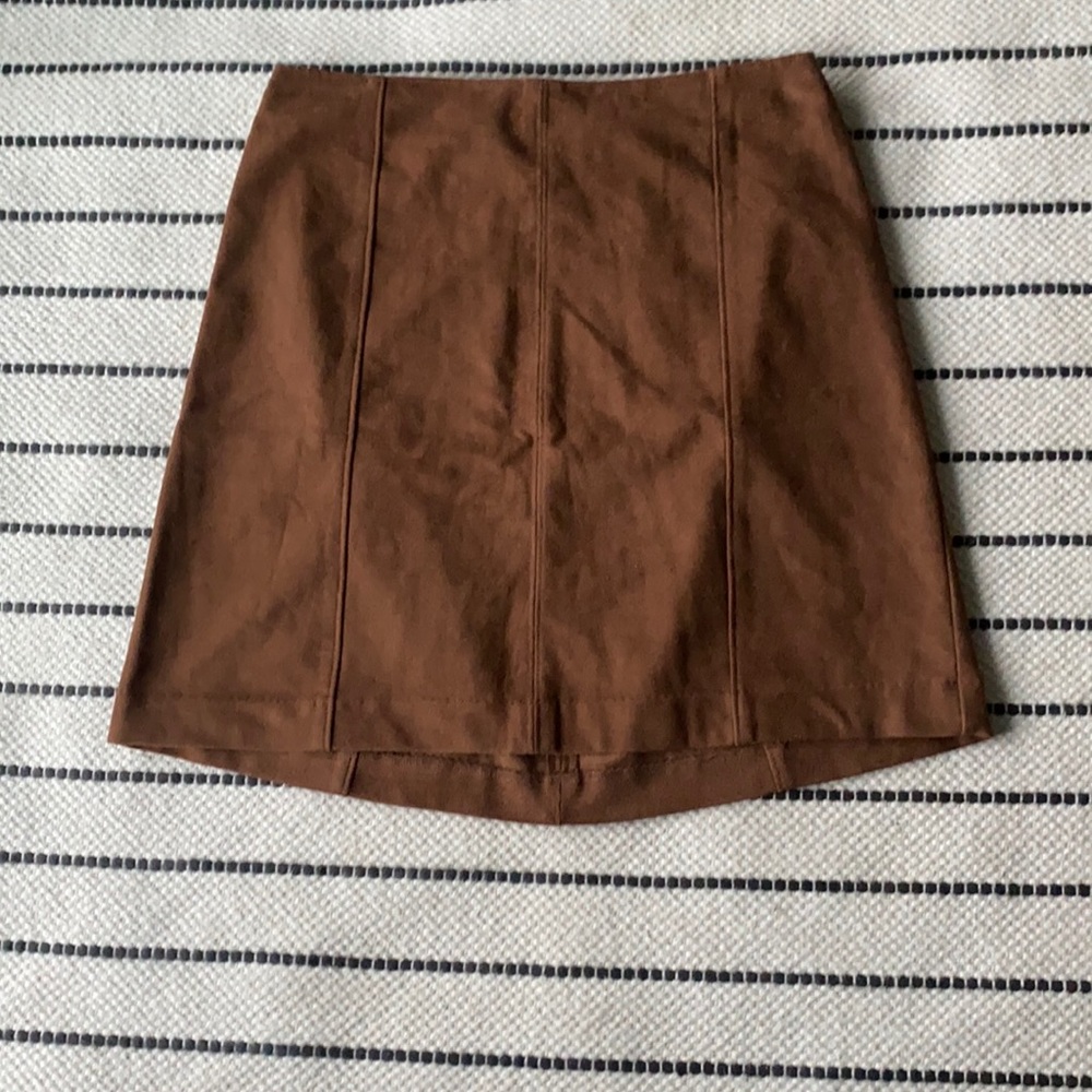 COPY - Abercrombie and Fitch suede skirt